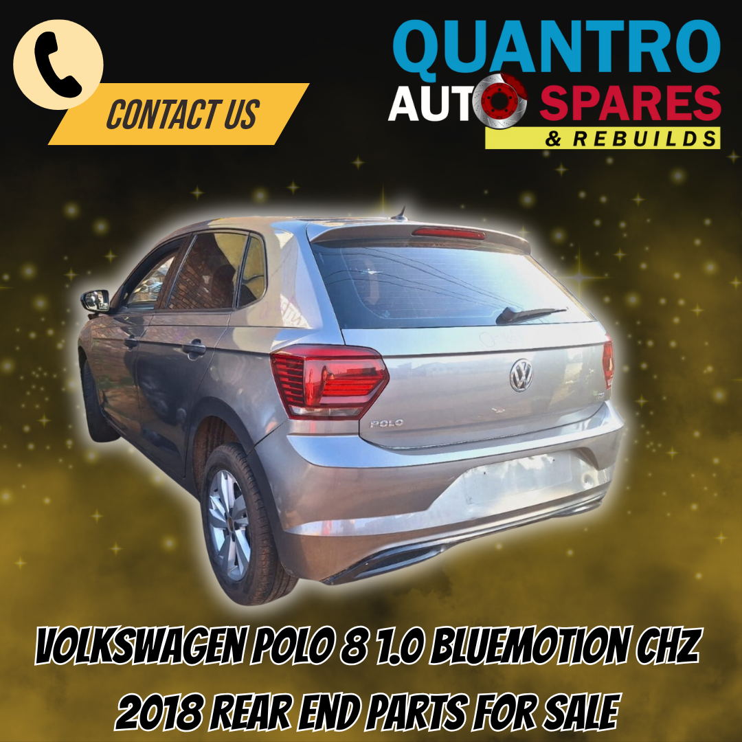 VOLKSWAGEN POLO 8 1.0 BLEUMOSION CJZ 2018 REAR END PARTS FOR SALE