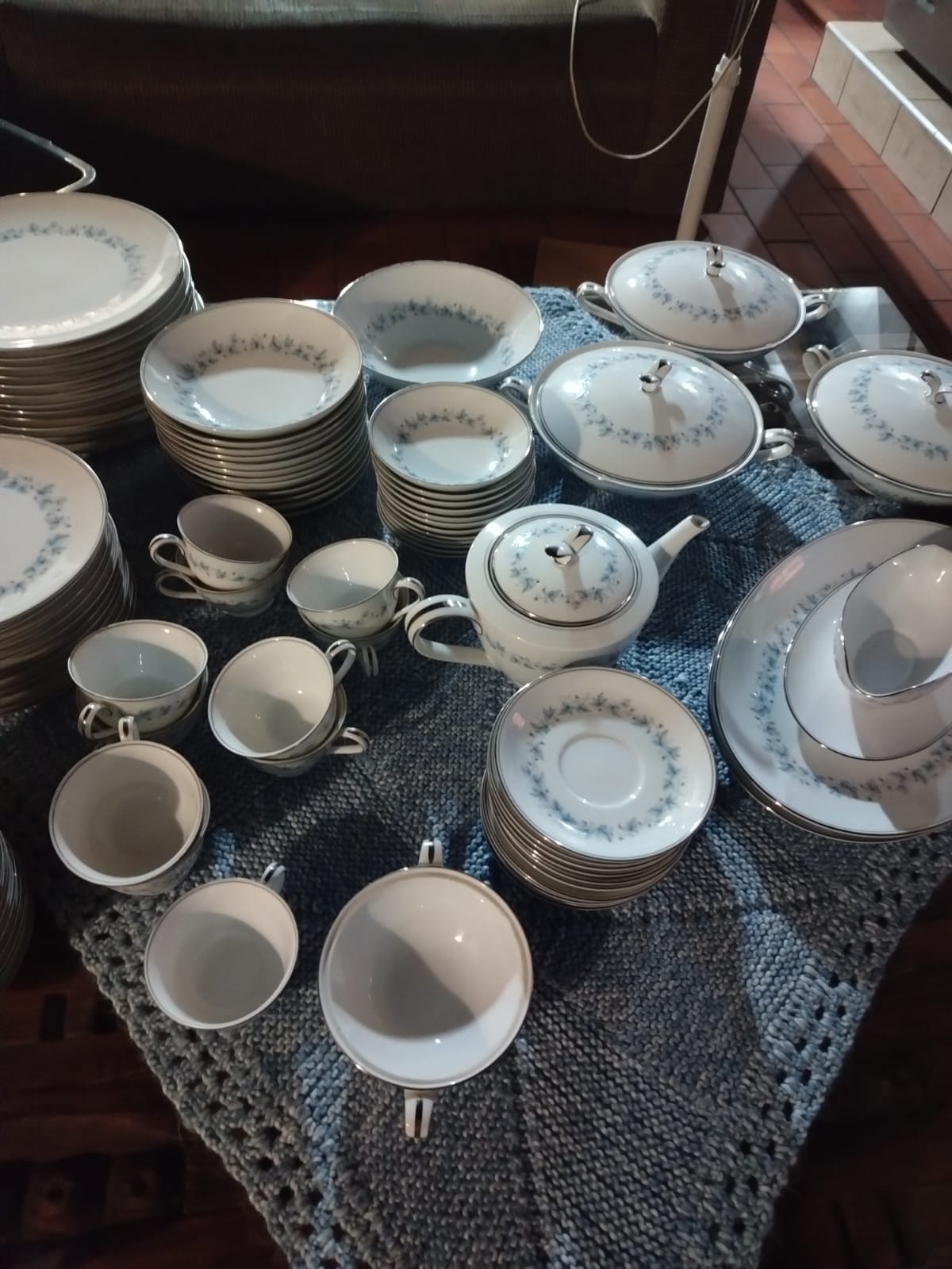 1960's Mid Century Noritake Japan 6207 Concord Dinner Set