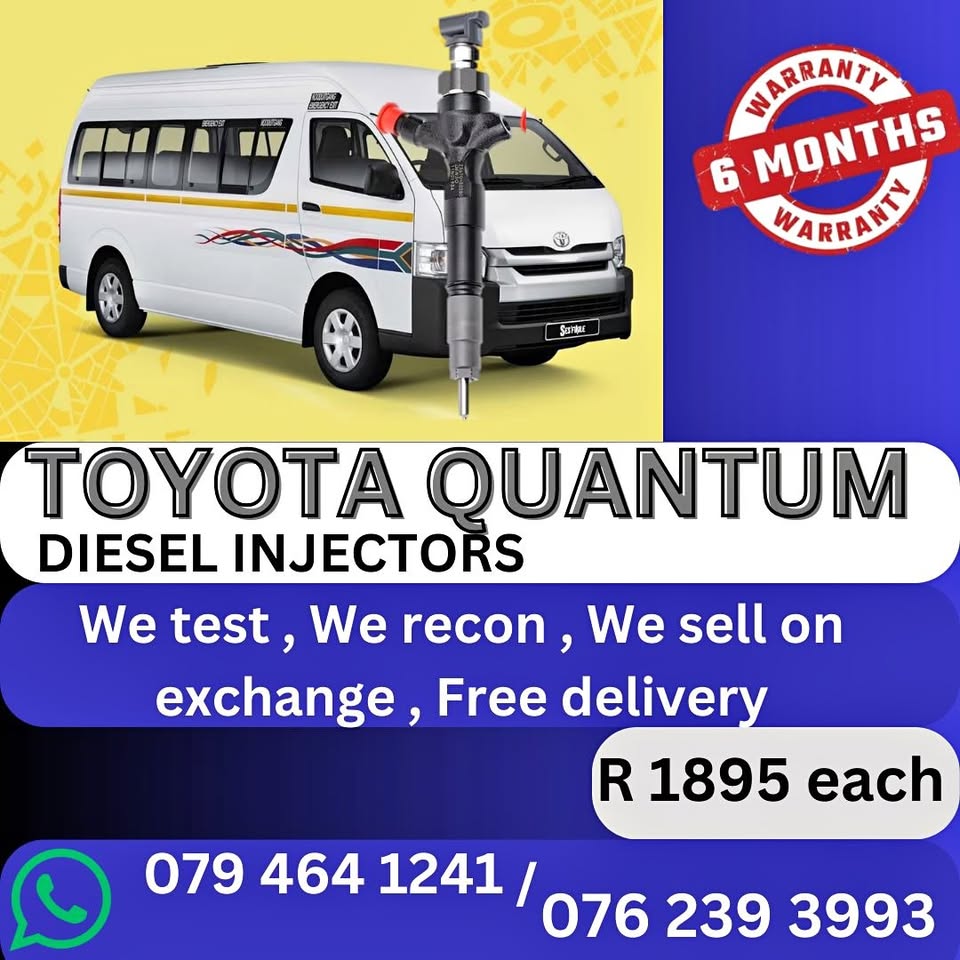 TOYOTA QUANTUM DIESEL INJECTORS - Private Seller TOYOTA QUANTUM DIESEL INJECTORS - Private Seller