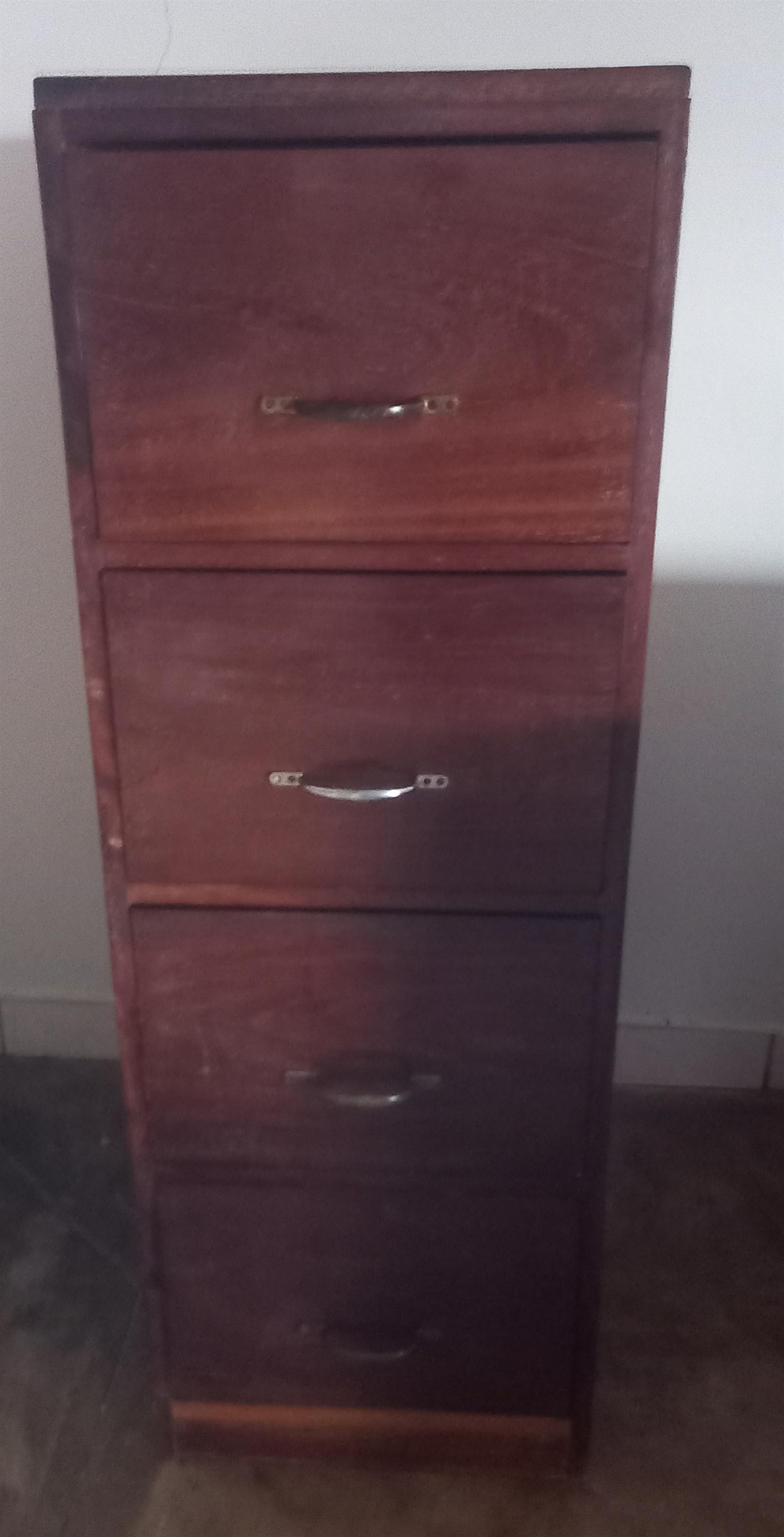 Vintage wooden file cabinet Vintage wooden file cabinet