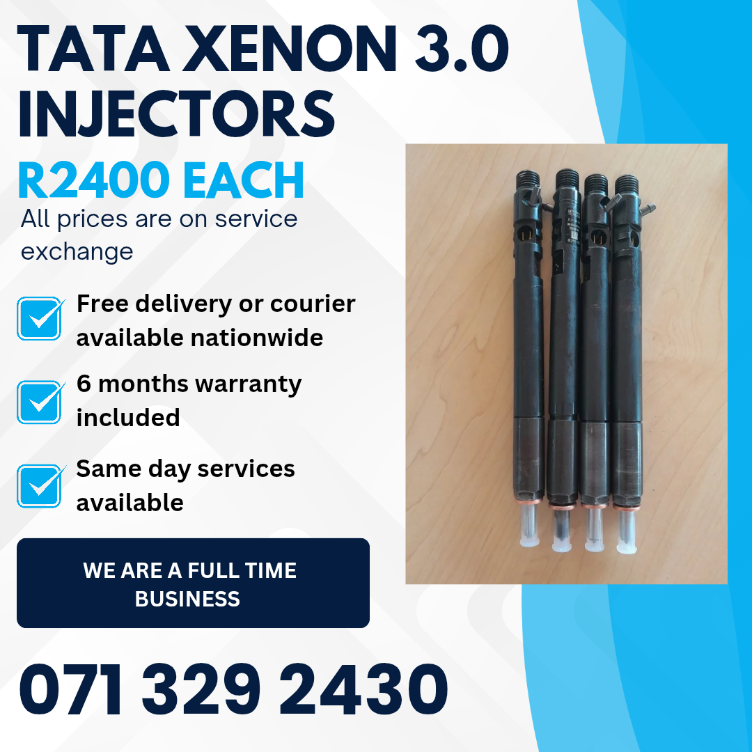 TATA XENON 3.0 INJECTORS FOR SALE WITH WARRANTY - Private Seller TATA XENON 3.0 INJECTORS FOR SALE WITH WARRANTY - Private Seller
