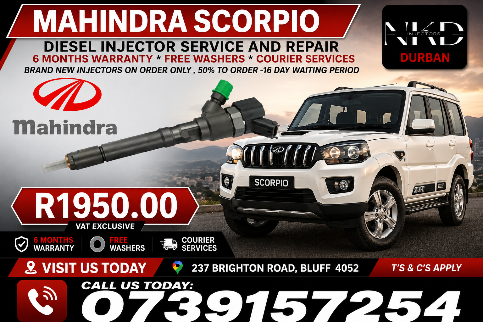 Mahindra_Scorpio_Diesel_Fuel_Injectors_To_Repair - Private Seller Mahindra_Scorpio_Diesel_Fuel_Injectors_To_Repair - Private Seller