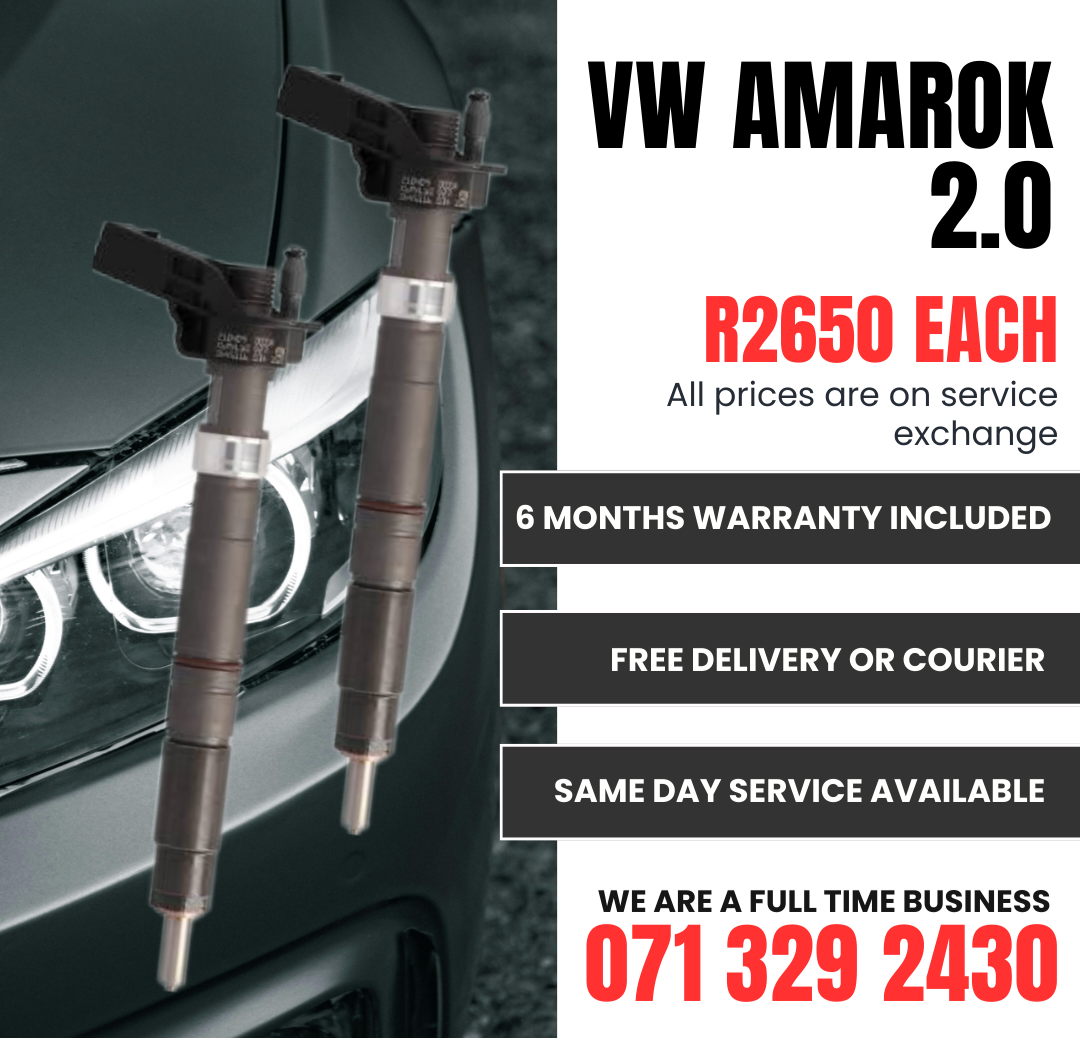 VW AMAROK 2.0 INJECTORS FOR SALE WITH WARRANTY INCLUDED - Private Seller VW AMAROK 2.0 INJECTORS FOR SALE WITH WARRANTY INCLUDED - Private Seller