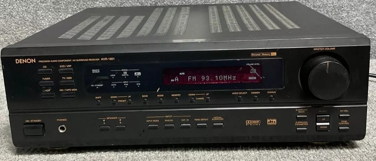 DENON – AVR-1601PRECISION AUDIO 5.1 SURROUND SOUND AV RECEIVER DENON – AVR-1601PRECISION AUDIO 5.1 SURROUND SOUND AV RECEIVER