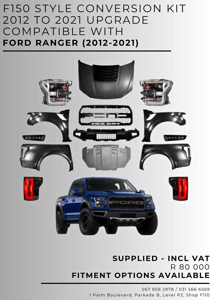 F150 STYLE CONVERSION KIT 2012TO 2021 UPGRADE COMPATIBLE WITH FORD RANGER - Private Seller F150 STYLE CONVERSION KIT 2012TO 2021 UPGRADE COMPATIBLE WITH FORD RANGER - Private Seller