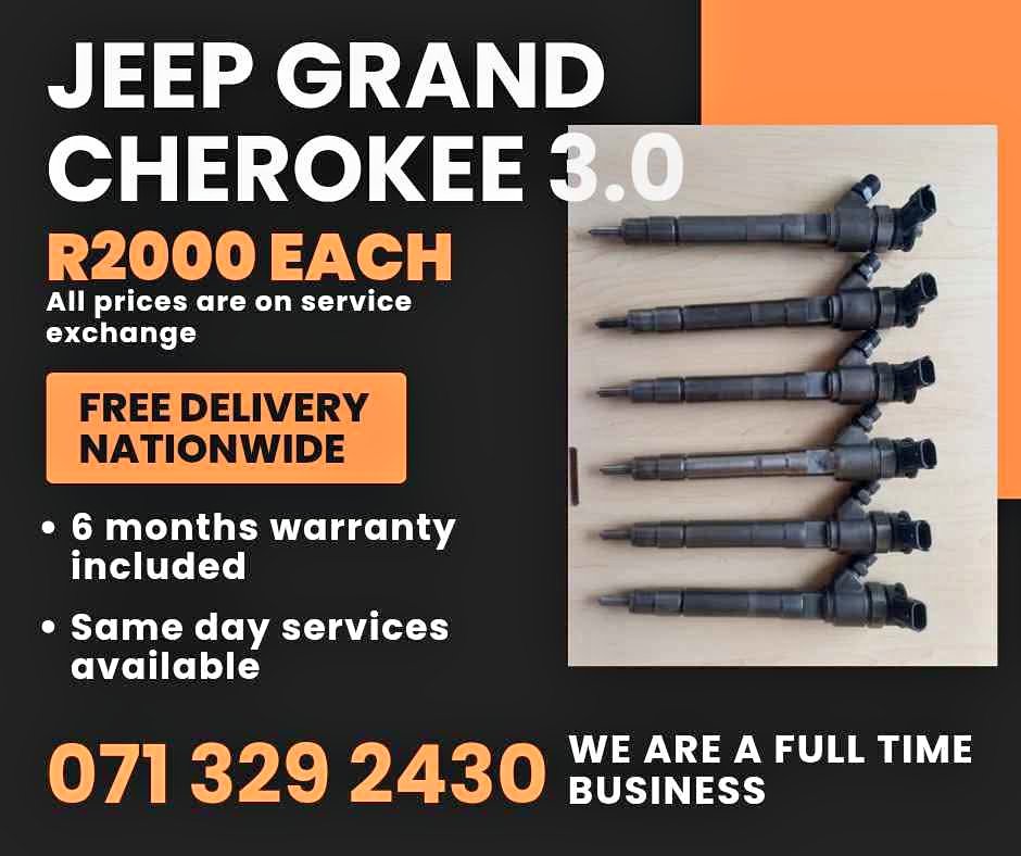 JEEP GRAND CHEROKEE 3.0 INJECTORS FOR SALE WITH WARRANTY
