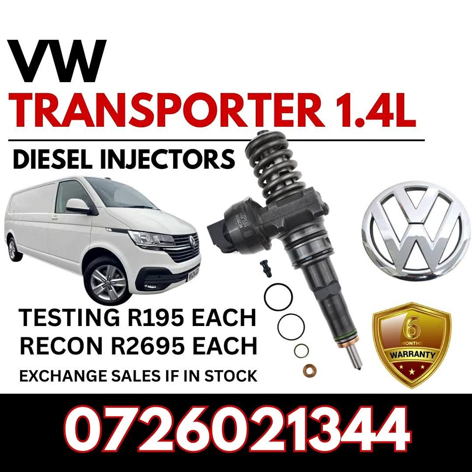 VW Transporter 1.4L diesel injectors for sale