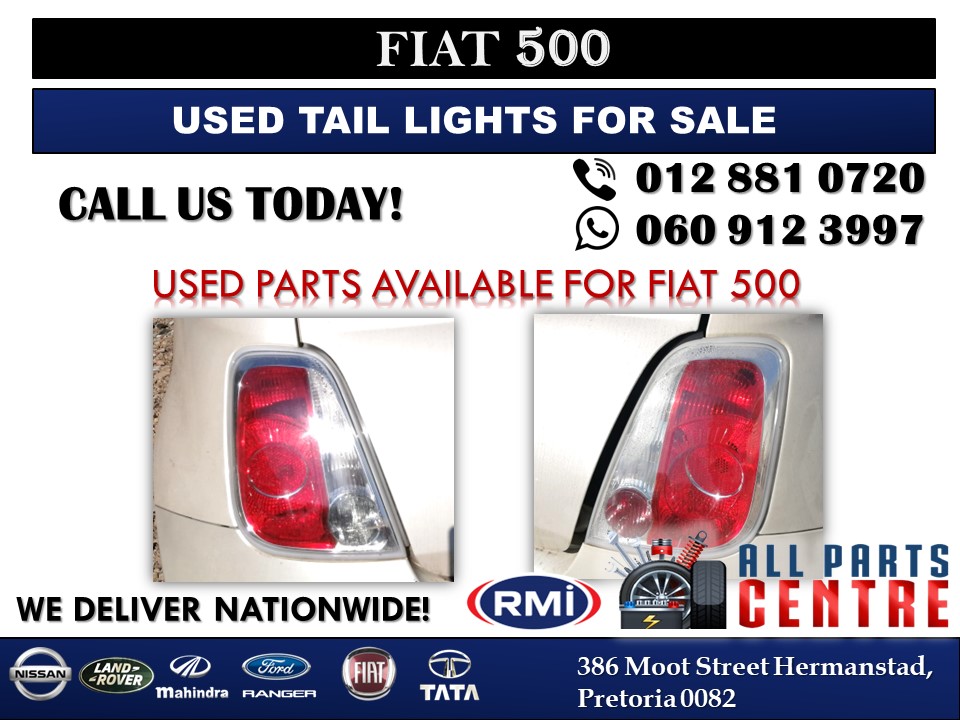 Fiat 500 Used Red Tail Lights for Sale - Private Seller Fiat 500 Used Red Tail Lights for Sale - Private Seller