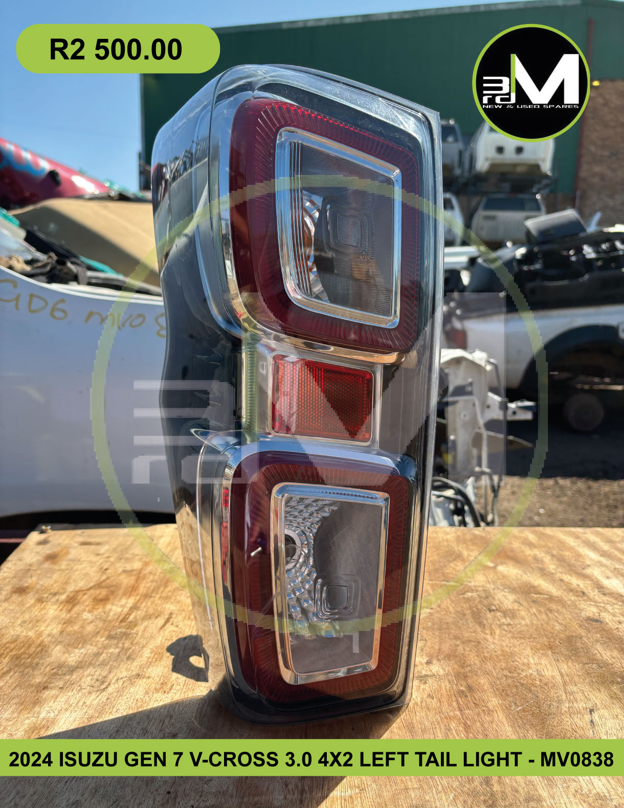 2024 ISUZU GEN 7 V-CROSS 3.0 4X2 LEFT TAIL LIGHT - MV0838 - Private Seller 2024 ISUZU GEN 7 V-CROSS 3.0 4X2 LEFT TAIL LIGHT - MV0838 - Private Seller