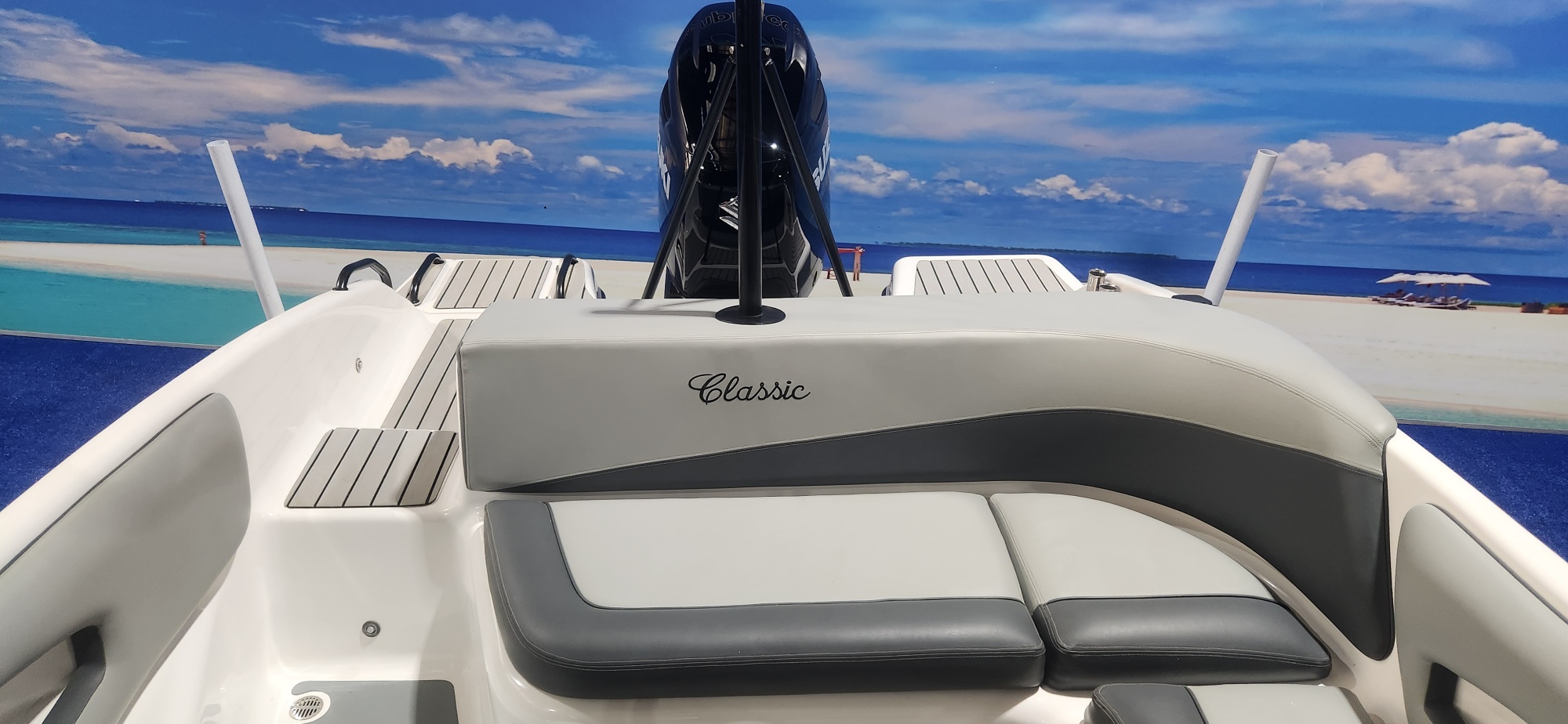 CLASSIC 230 ON TRAILER 300 HP SUZUKI 4 STROKE 2024 MODEL 19 HOUR