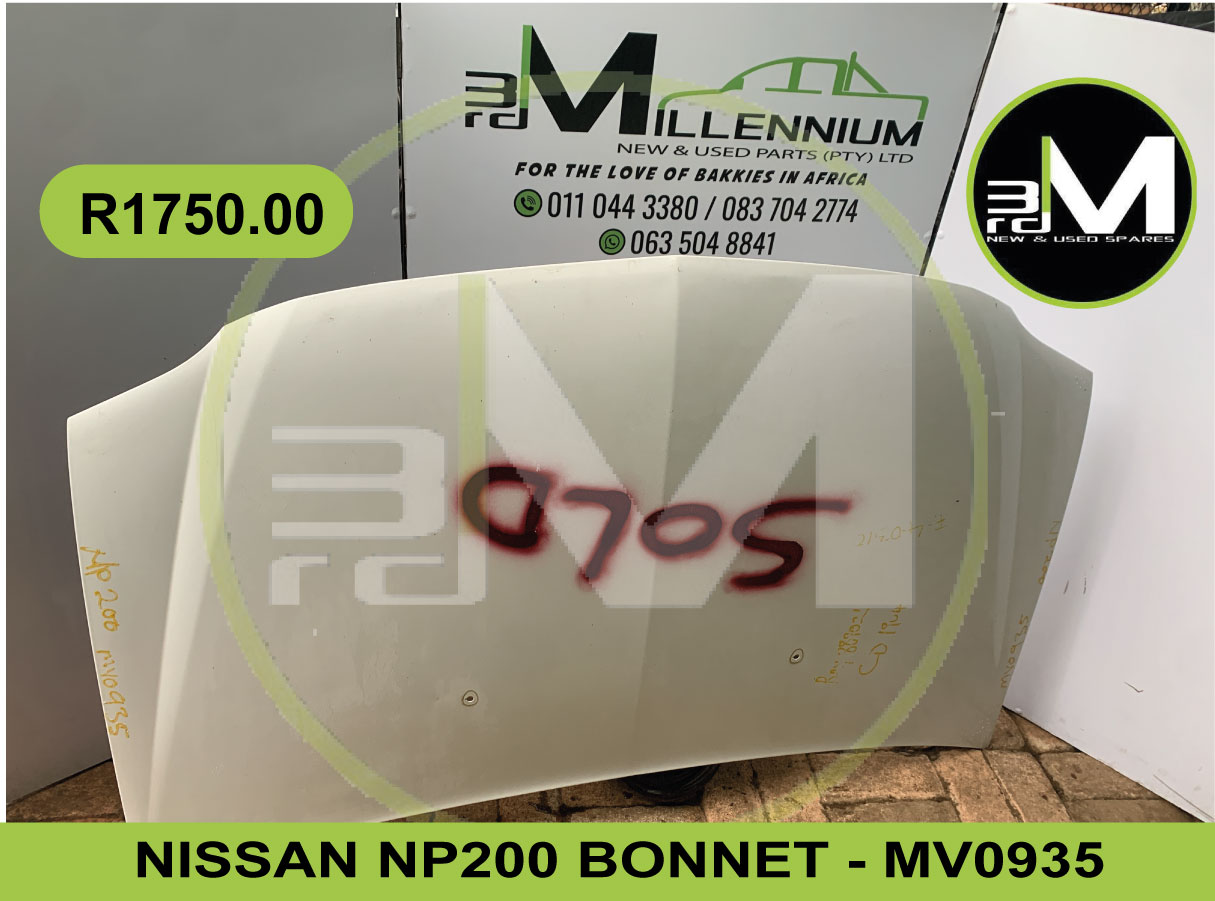 BONNET - NISSAN NP200 - Private Seller BONNET - NISSAN NP200 - Private Seller