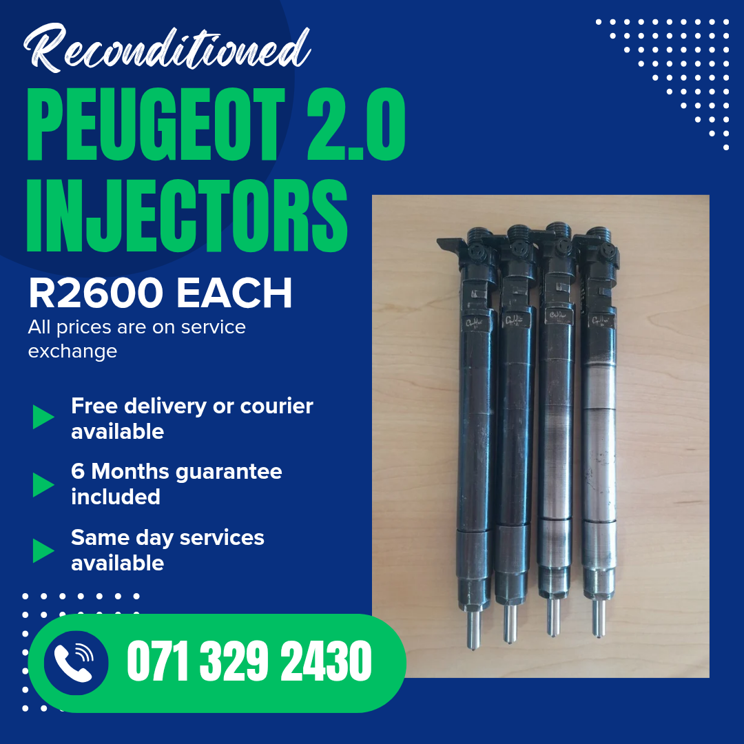 PEUGEOT 2.0 DIESEL INJECTORS FOR SALE WITH WARRANTY - Private Seller PEUGEOT 2.0 DIESEL INJECTORS FOR SALE WITH WARRANTY - Private Seller