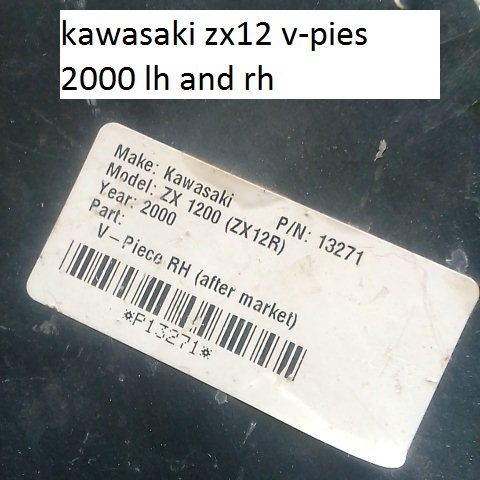 kawasaki zx12 v-pies 2000 lh and rh a - Private Seller