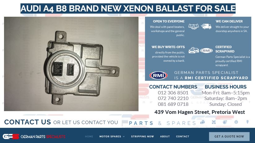 AUDI A4 B8 BRAND NEW XENON BALLAST FOR SALE - Private Seller AUDI A4 B8 BRAND NEW XENON BALLAST FOR SALE - Private Seller