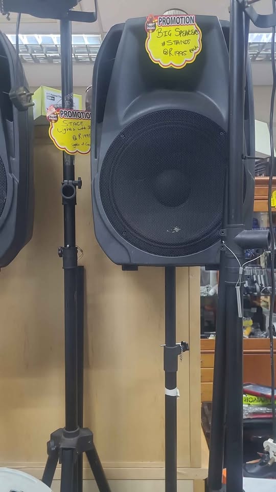 Stage Lights and Stage speakers with Stands