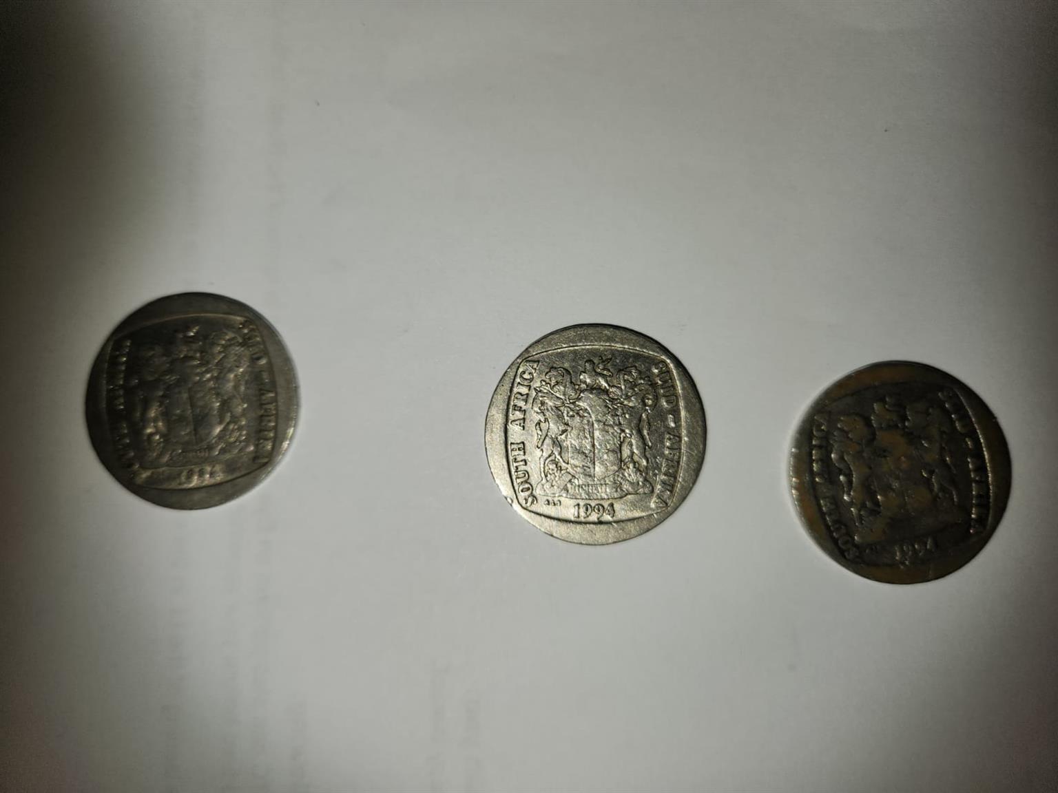 Old R5 coins for sale