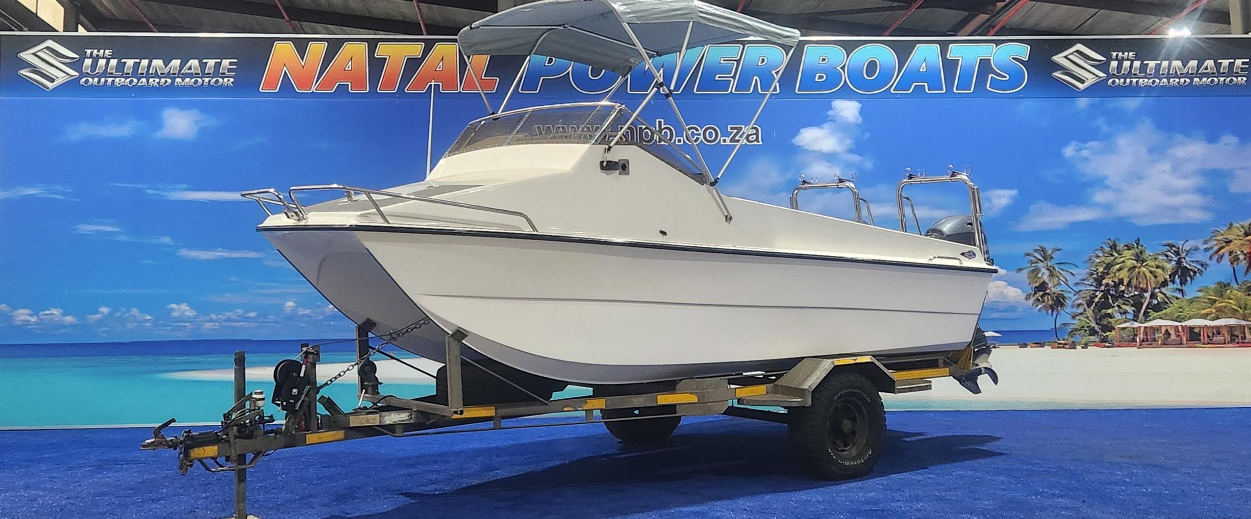 YELDCAT 17 FT ON TRAILER 2 X 70 YAMAHA 4 STROKES
