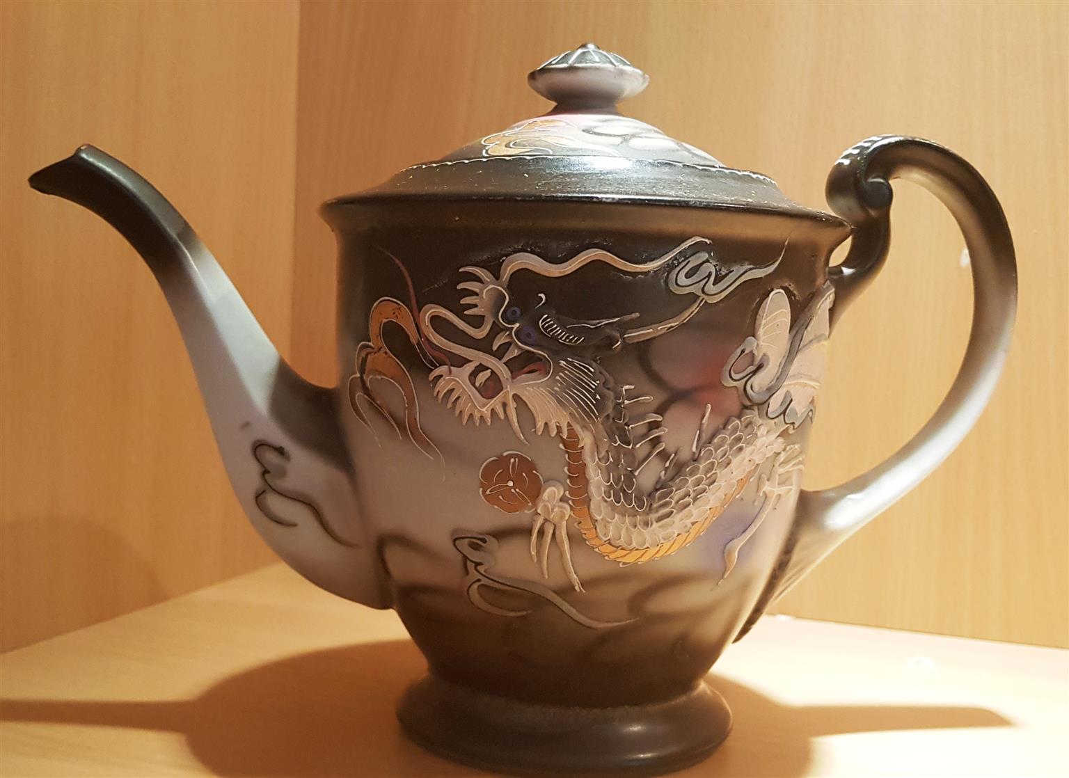 Vintage Japanese Dragon Tea Set