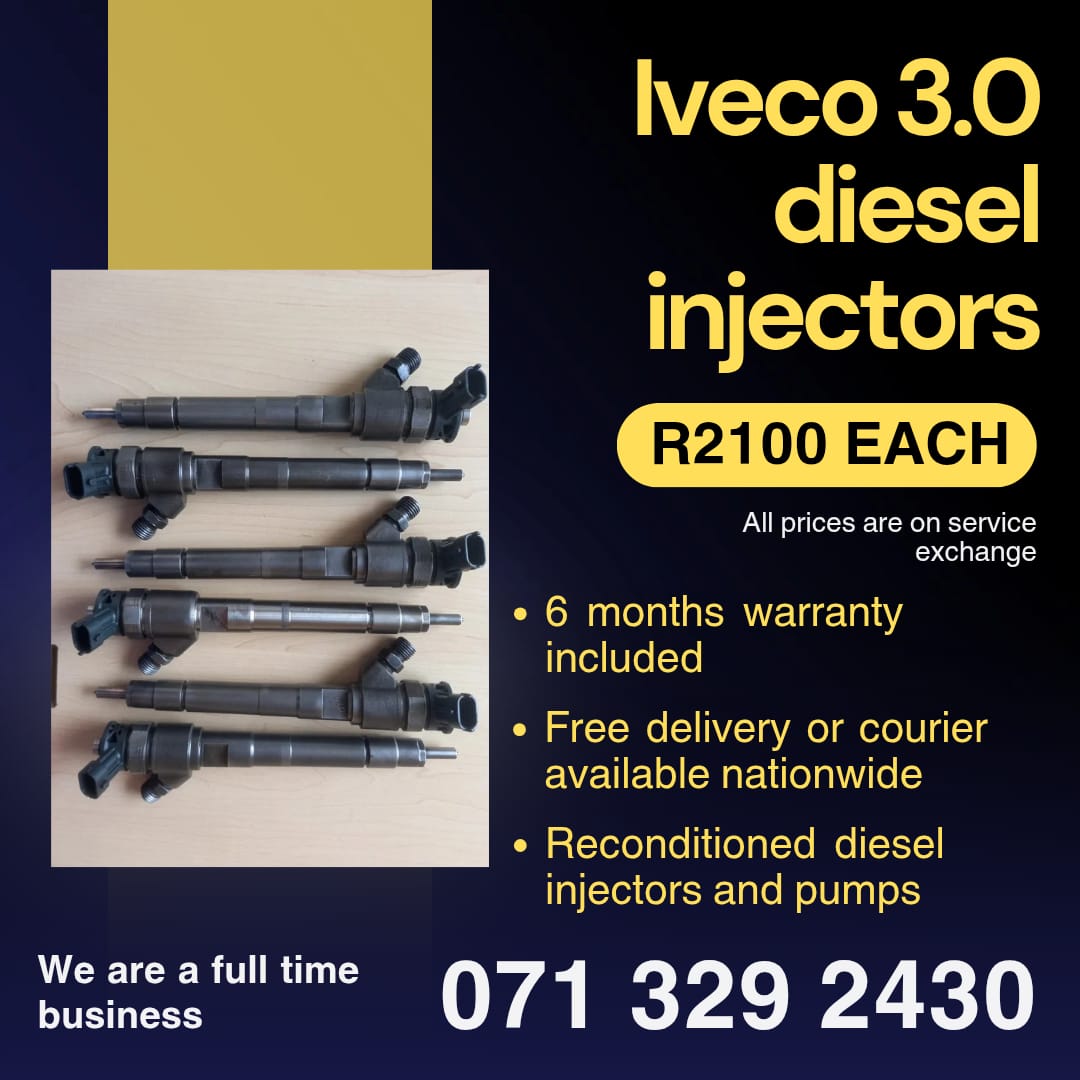 IVECO 3.0 INJECTORS FOR SALE WITH WARRANTY - Private Seller IVECO 3.0 INJECTORS FOR SALE WITH WARRANTY - Private Seller