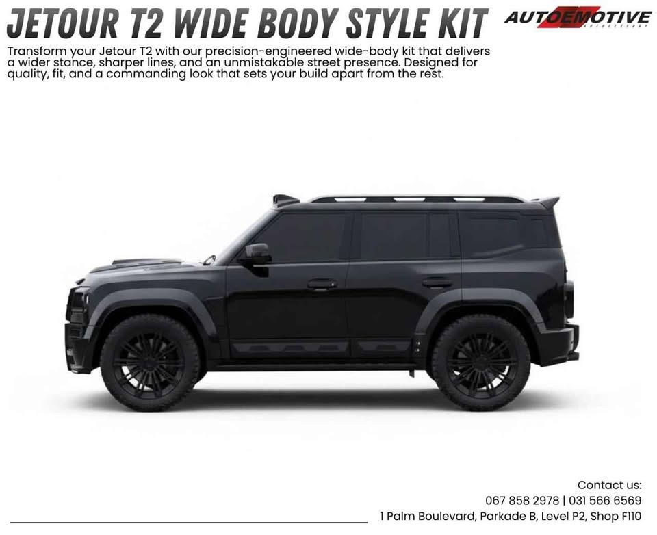 JETOUR T2 WIDE BODY STYLE KIT - Private Seller JETOUR T2 WIDE BODY STYLE KIT - Private Seller