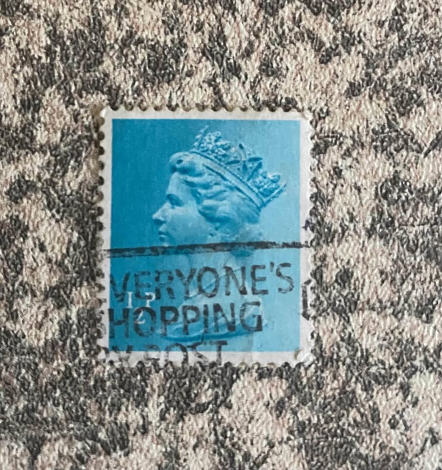 Stamp- 1/2p (half penny) Queen Elizabeth the 2nd