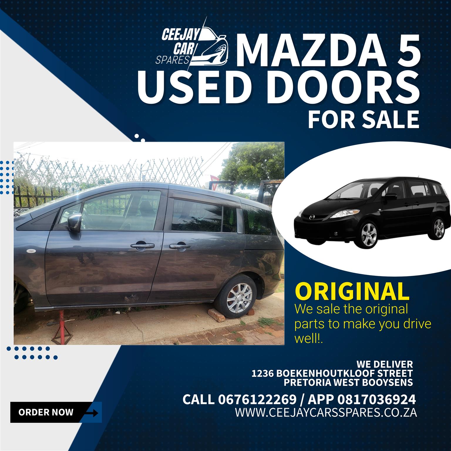 PARTS MAZDA 5 USED DOORS FOR SALE - Private Seller