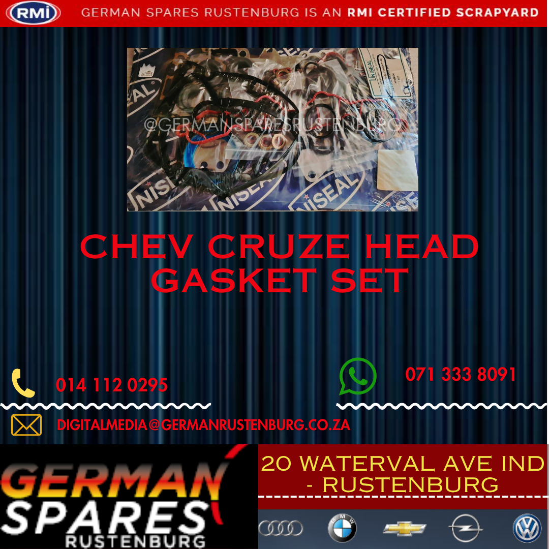 Chev Cruze Head Gasket Set For Sale. - Private Seller Chev Cruze Head Gasket Set For Sale. - Private Seller