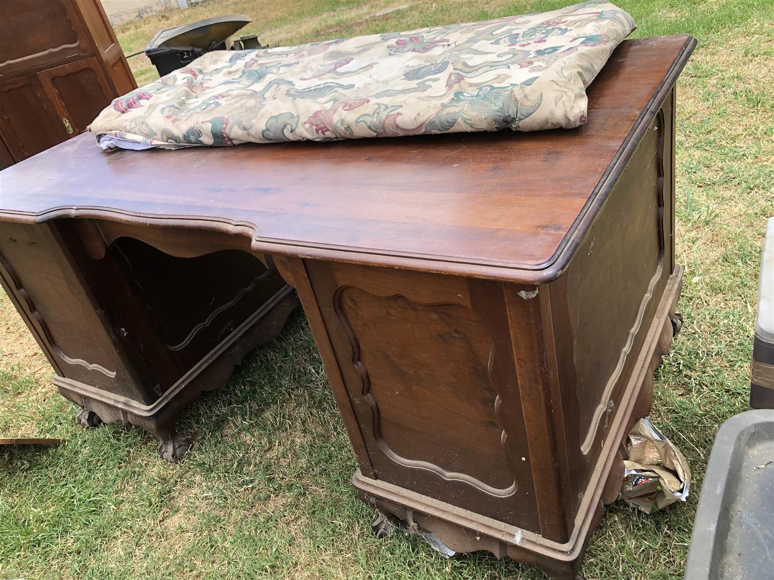 Ball and Claw Embuia desk