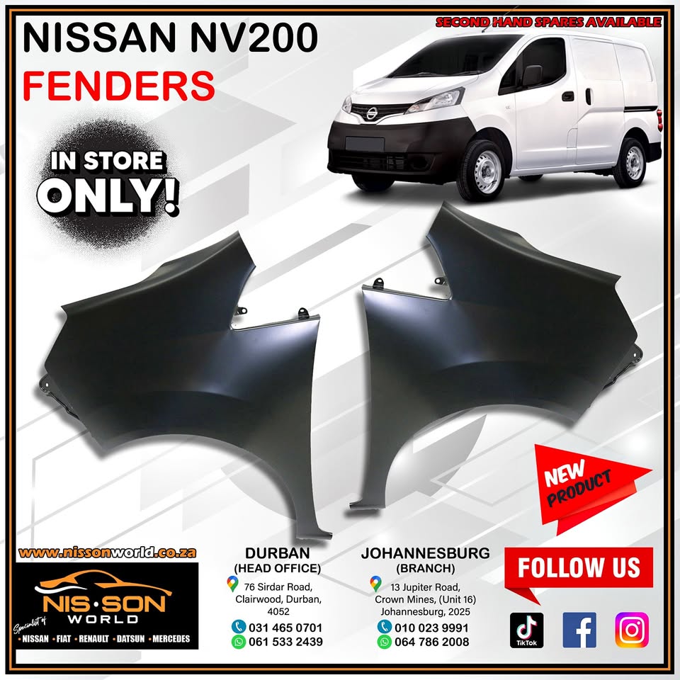 NISSAN NV200 FENDERS - Private Seller NISSAN NV200 FENDERS - Private Seller