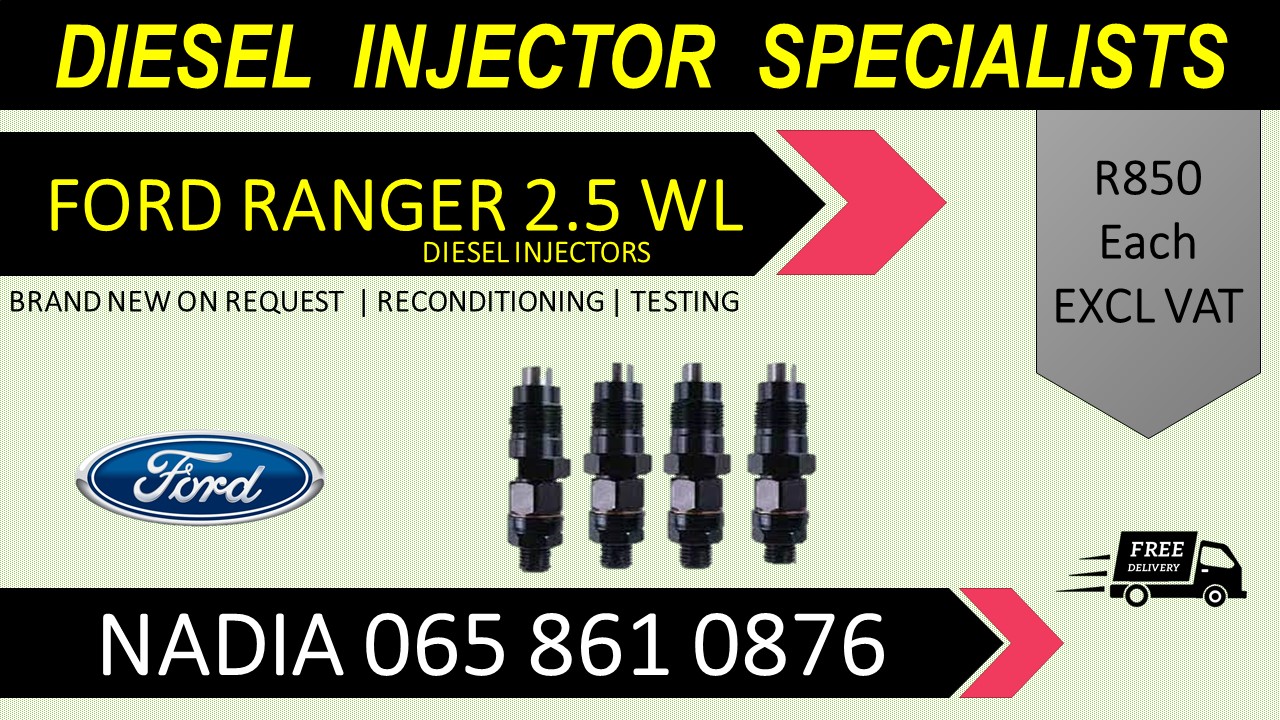 FORD RANGER 2.5 WL DIESEL INJECTORS FOR SALE OR TO RECON - HIGH QUALITY - Private Seller FORD RANGER 2.5 WL DIESEL INJECTORS FOR SALE OR TO RECON - HIGH QUALITY - Private Seller