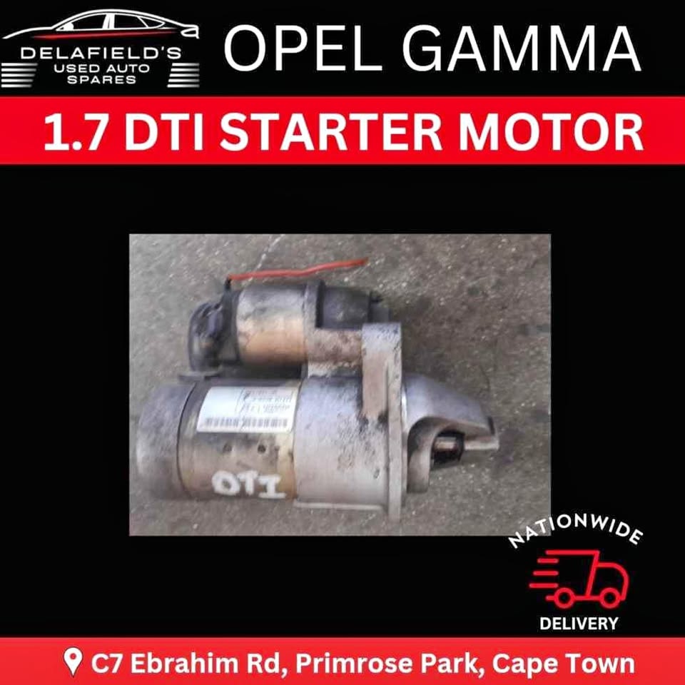 Opel Gamma 1.7 DTI Starter Motor - Private Seller Opel Gamma 1.7 DTI Starter Motor - Private Seller