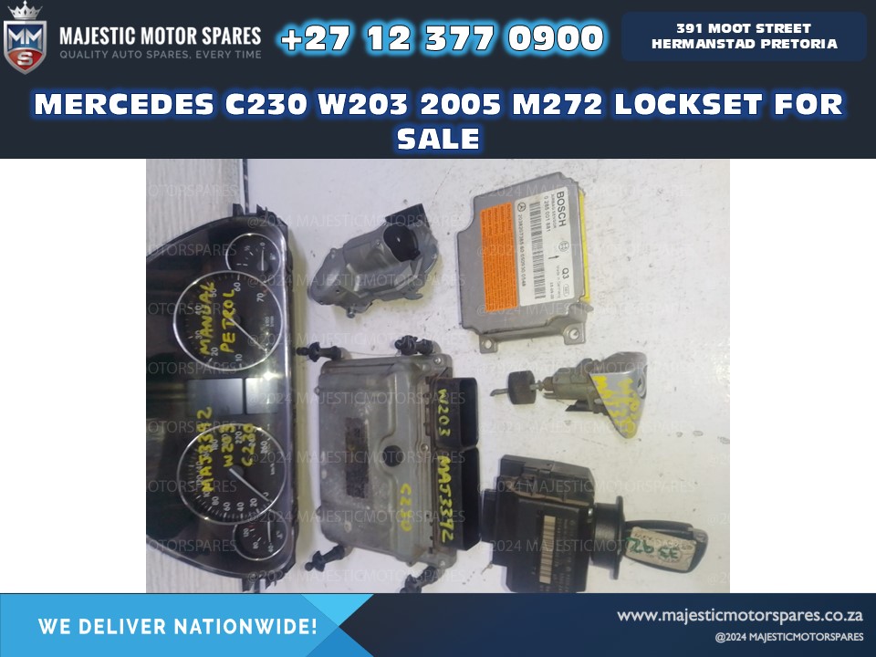 mercedes c230 w203 2005 m272 lockset for sale maj3392 - Private Seller
