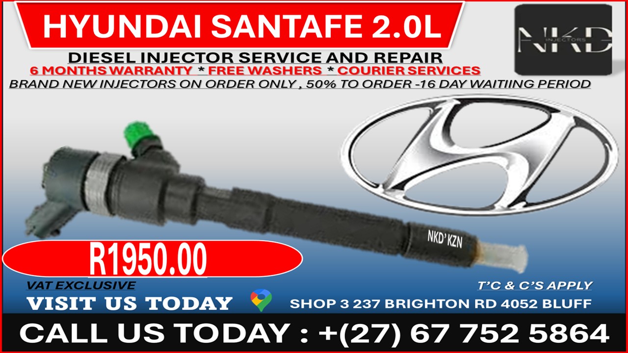 Hyundai Santafe 2.0L Diesel Injectors on Recondition - Private Seller Hyundai Santafe 2.0L Diesel Injectors on Recondition - Private Seller