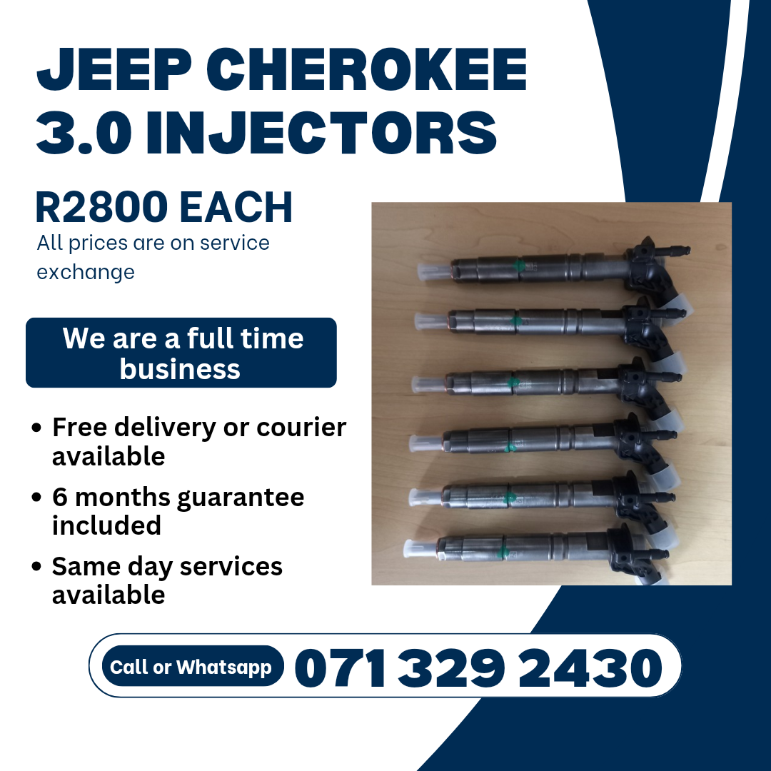 JEEP CHEROKEE 3.0 DIESEL INJECTORS FOR SALE WITH WARRANTY ON - Private Seller JEEP CHEROKEE 3.0 DIESEL INJECTORS FOR SALE WITH WARRANTY ON - Private Seller