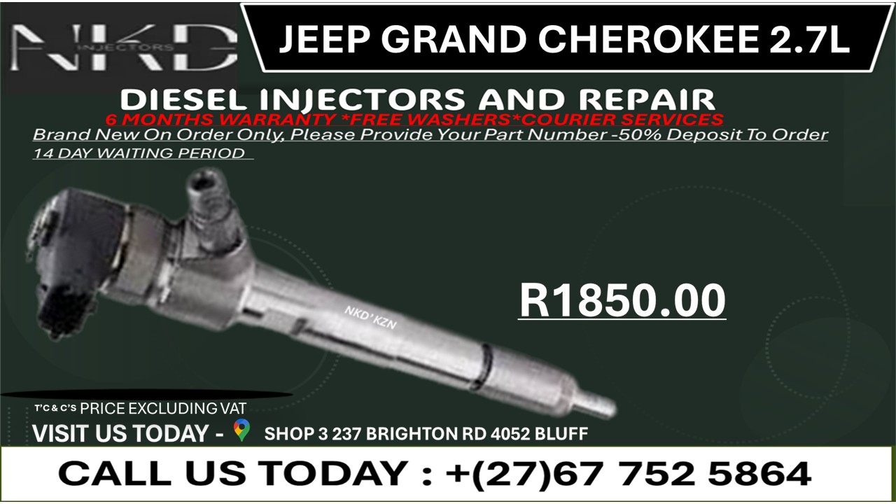 Jeep Grand Cherokee 2.7L Diesel Injectors on Recondition - Private Seller Jeep Grand Cherokee 2.7L Diesel Injectors on Recondition - Private Seller