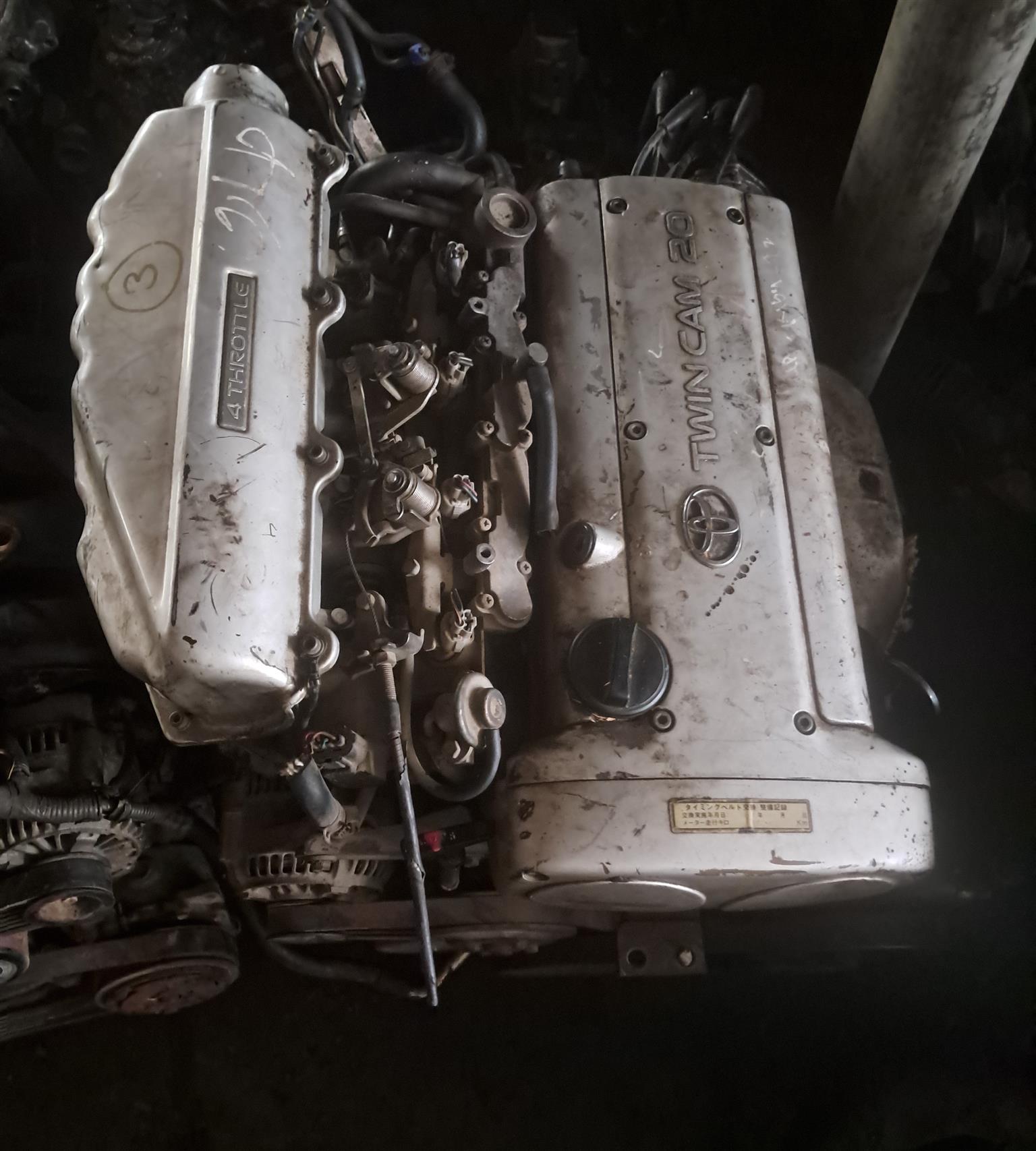 COMPLETE IMPORTED TOYOTA COROLLA 1.6L 20V 4AGE SILVER ENGINE FOR SALE - Private Seller COMPLETE IMPORTED TOYOTA COROLLA 1.6L 20V 4AGE SILVER ENGINE FOR SALE - Private Seller