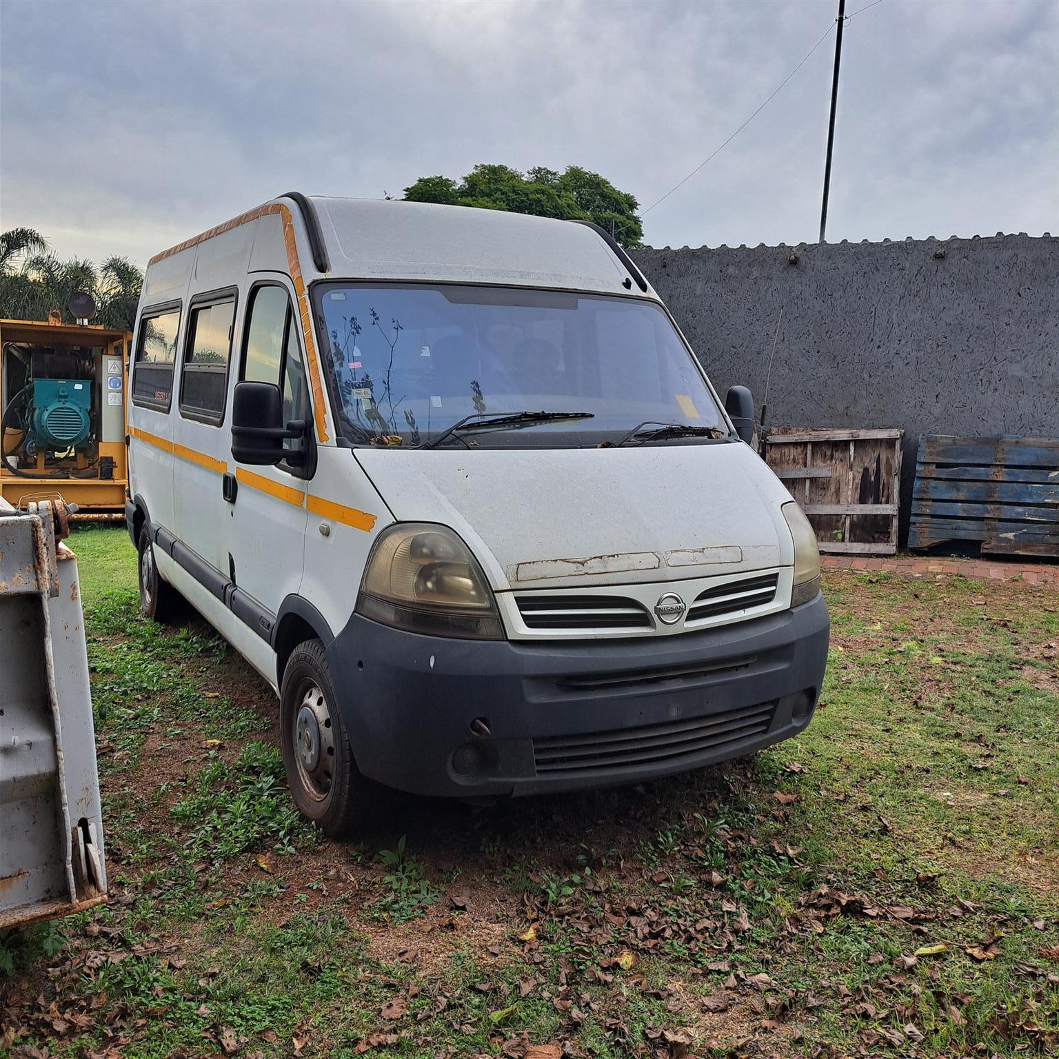 2007 Nissan Interstar Van Non-Runner - DRV440MP