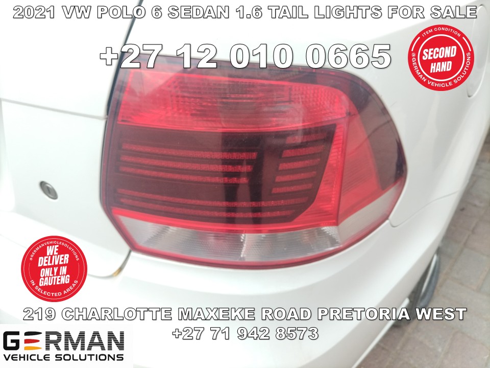 2021 vw polo 6 sedan 1.6 tail lights for sale - Private Seller