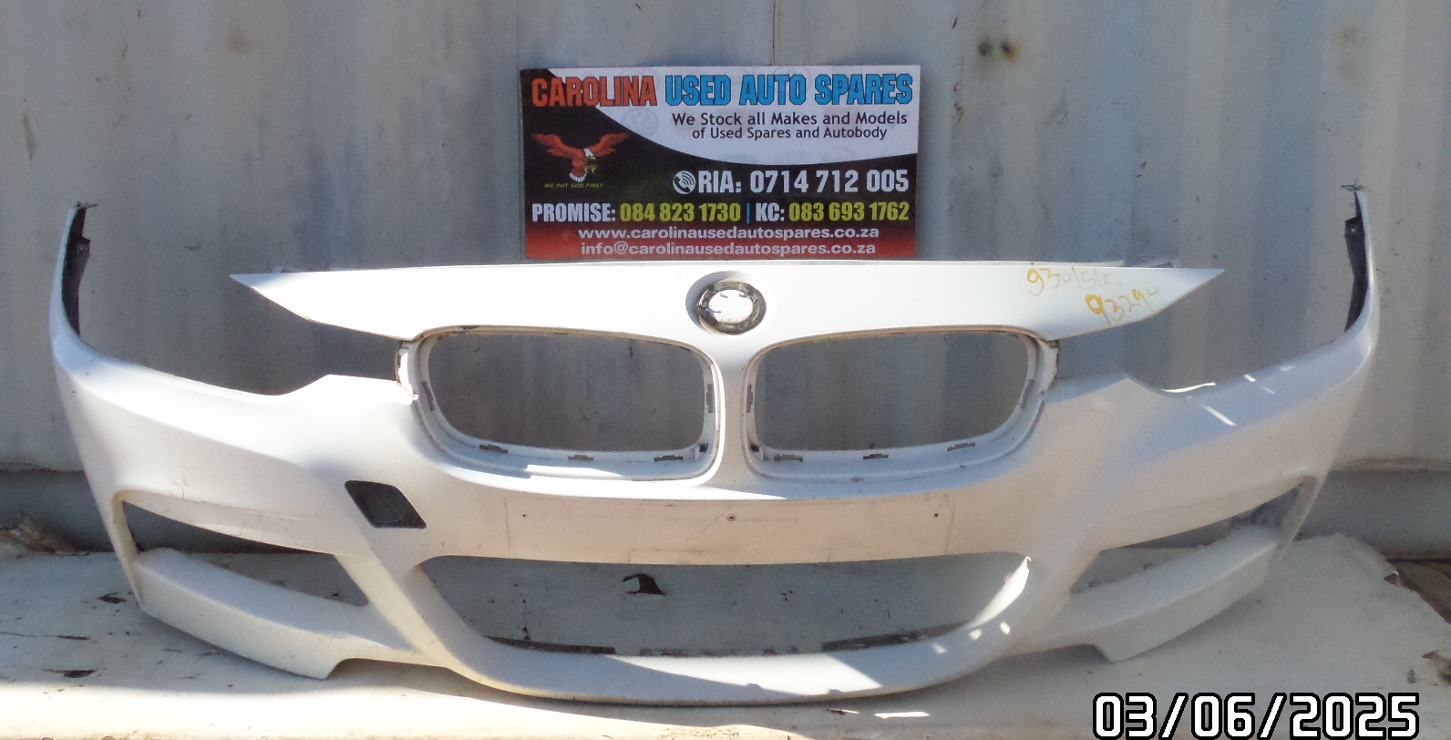 BMW 3 series F30 M Sport front bumper (no pdc and washer holes) - Private Seller BMW 3 series F30 M Sport front bumper (no pdc and washer holes) - Private Seller