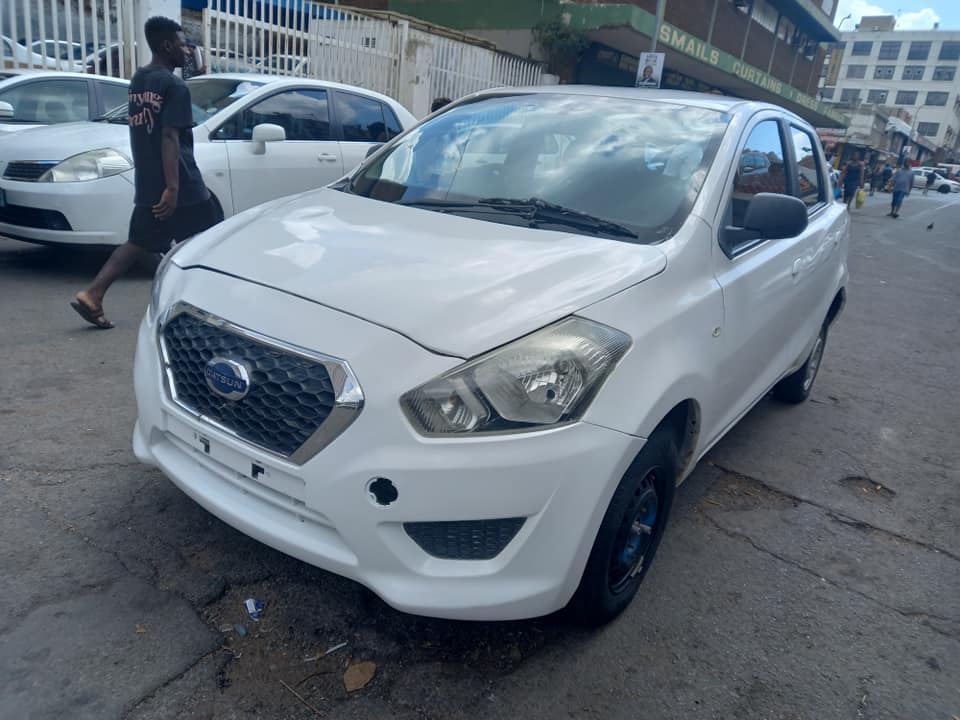 2018 DATSUN GO 1.2 PETROL, MANUAL TRANSMISSION, WHITE COLOUR, MILEAGE 75000KM