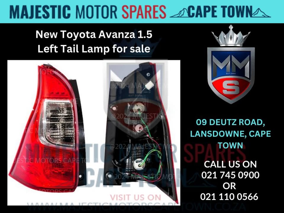 Toyota Avanza 1.5 Left Tail Lamp for sale - Private Seller Toyota Avanza 1.5 Left Tail Lamp for sale - Private Seller