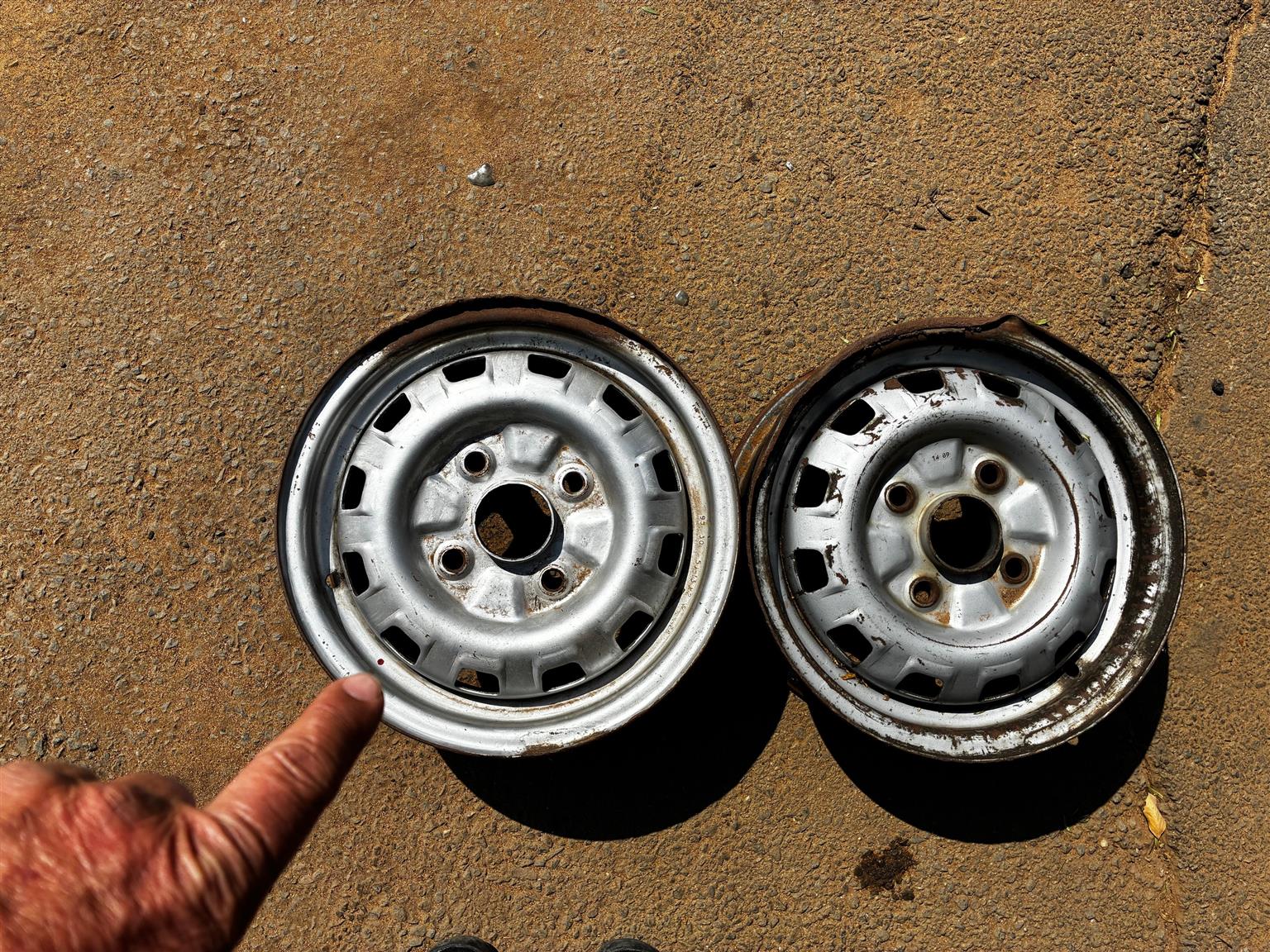 Mazda Rims13 inch 13" Rustler 323 P3 4 114 PCD. - Private Seller Mazda Rims13 inch 13" Rustler 323 P3 4 114 PCD. - Private Seller