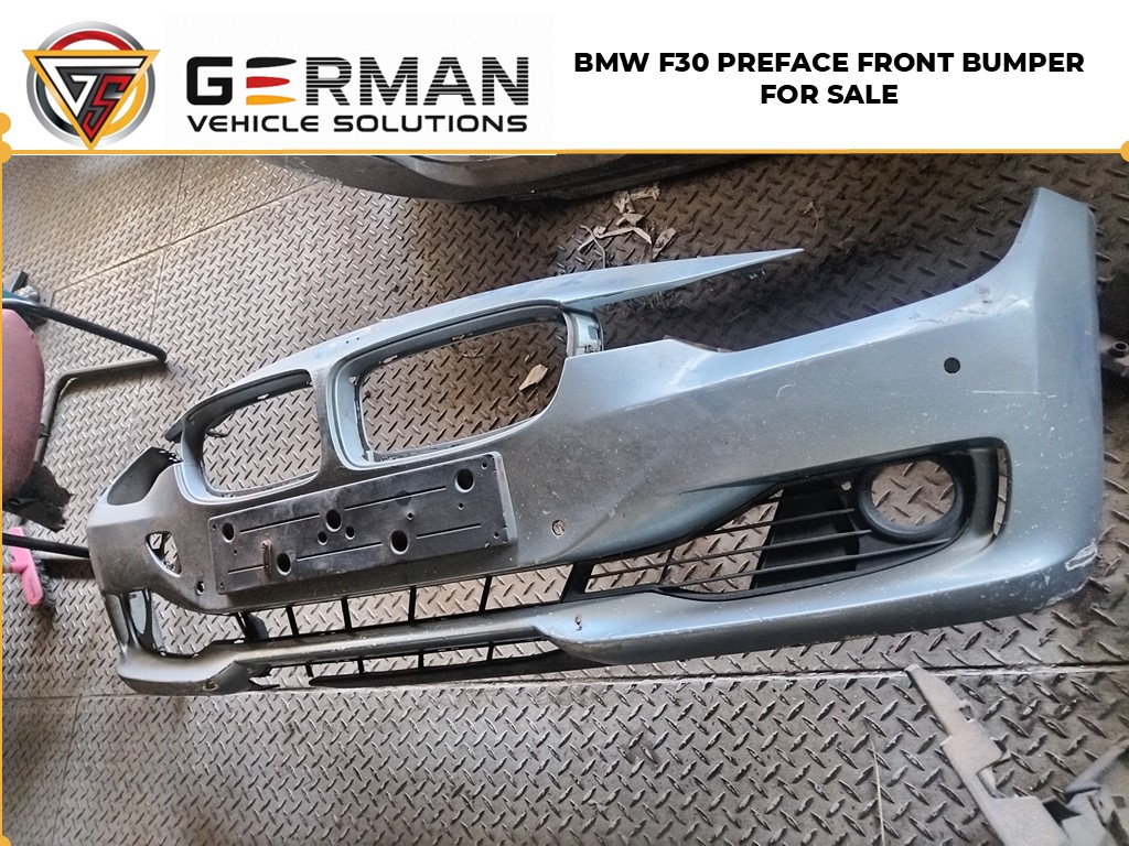BMW f30 pre-facelift second-hand bumper in solid shape - Private Seller