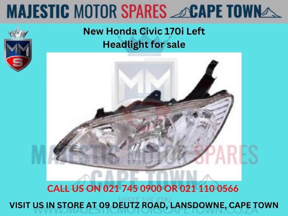 Honda Civic 170i Left Headlight - Private Seller Honda Civic 170i Left Headlight - Private Seller
