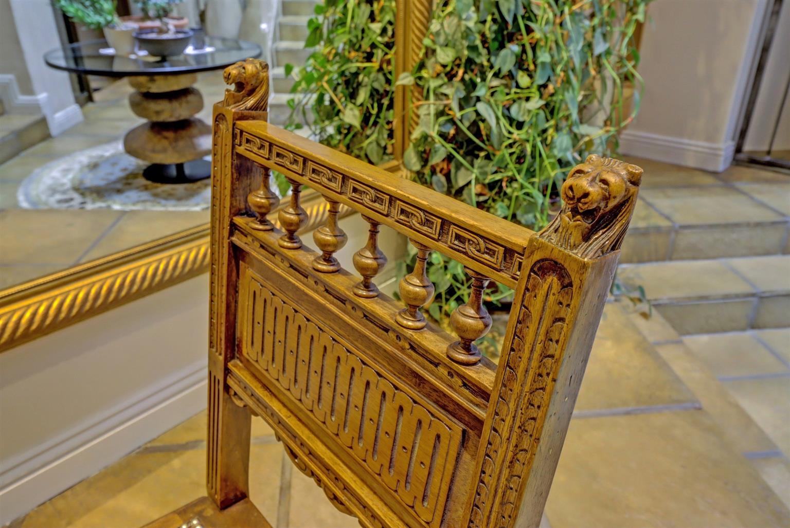 Antique hand crafted chairs