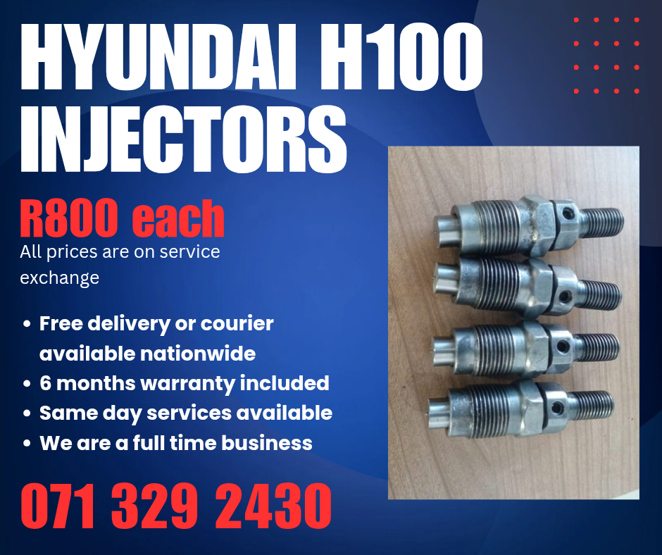 HYUNDAI H100 DIESEL INJECTORS FOR SALE WITH WARRANTY - Private Seller HYUNDAI H100 DIESEL INJECTORS FOR SALE WITH WARRANTY - Private Seller