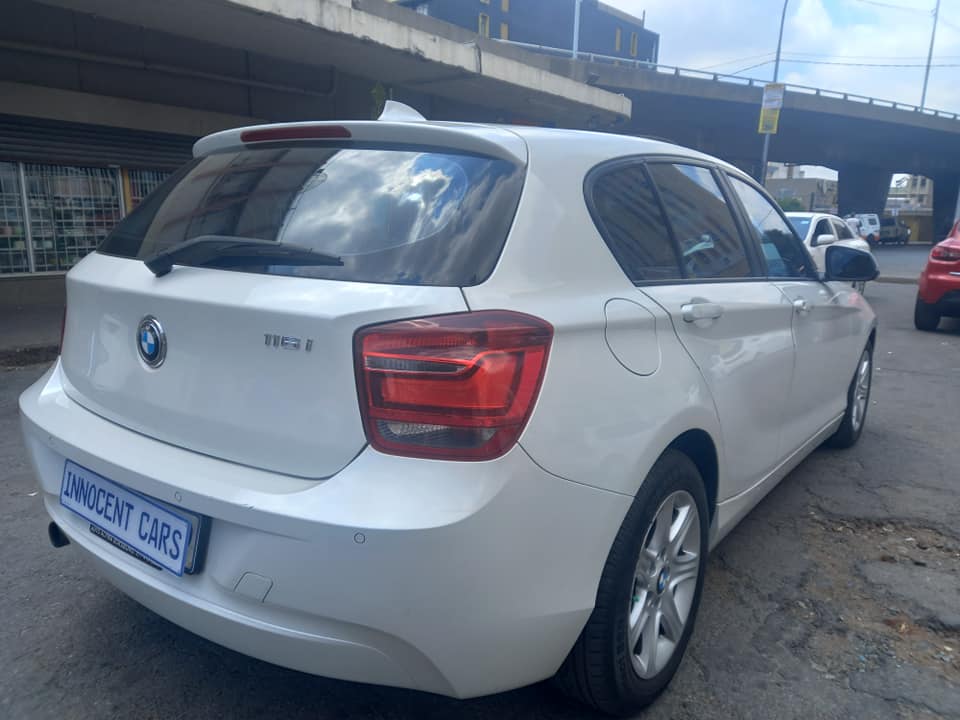 2014 BMW 116i PETROL, AUTOMATIC TRANSMISSION, WHITE COLOUR, MILEAGE 91000KM