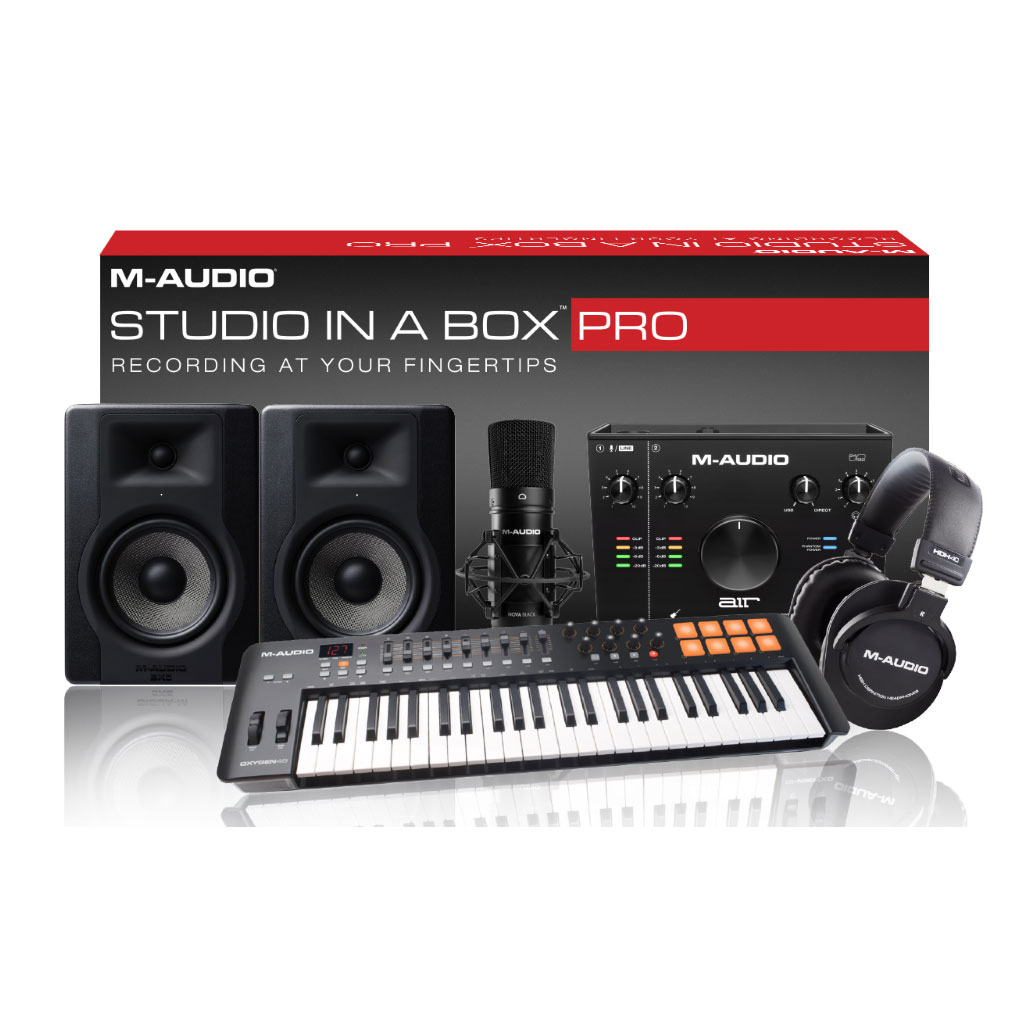 M-Audio Studio In A Box Pro Complete professional home studio bundle | Junk  Mail