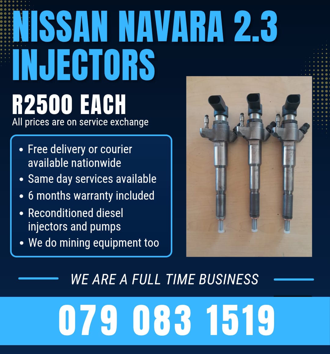 NISSAN NAVARA 2.3 INJECTORS FOR SALE WITH WARRANTY - Private Seller NISSAN NAVARA 2.3 INJECTORS FOR SALE WITH WARRANTY - Private Seller
