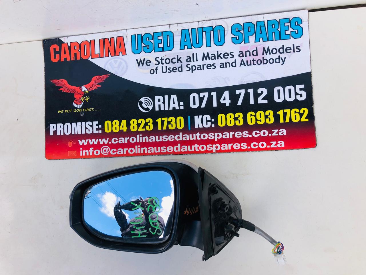 Toyota Hilux Legend RS left side mirror with indicator and camera (2020-2025) - Private Seller Toyota Hilux Legend RS left side mirror with indicator and camera (2020-2025) - Private Seller